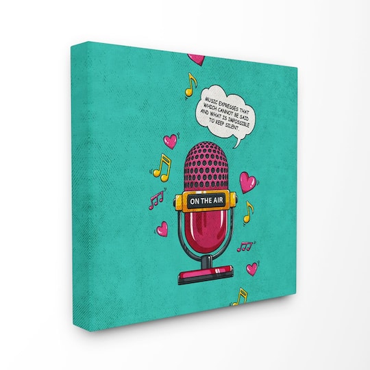 Stupell Industries Music Expresses Canvas Wall Art